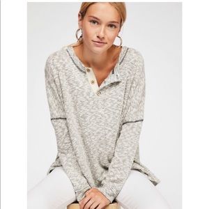 FP Beach Sleep to Dream Knit Henley